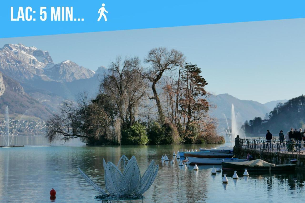 Le Paquier - Mycosyapart, Vieille Ville, Calme, Lac 100M, Netflix Annecy Luaran gambar