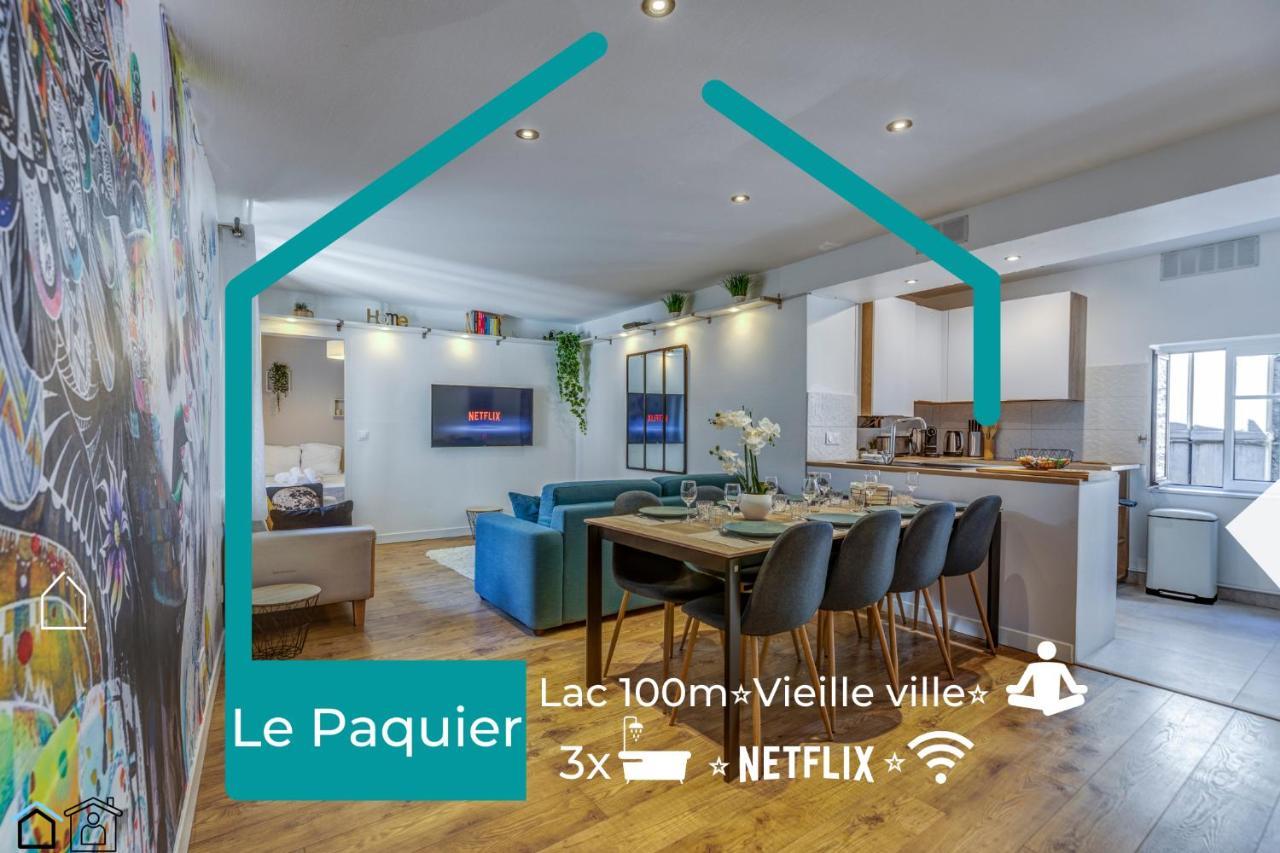 Le Paquier - Mycosyapart, Vieille Ville, Calme, Lac 100M, Netflix Annecy Luaran gambar
